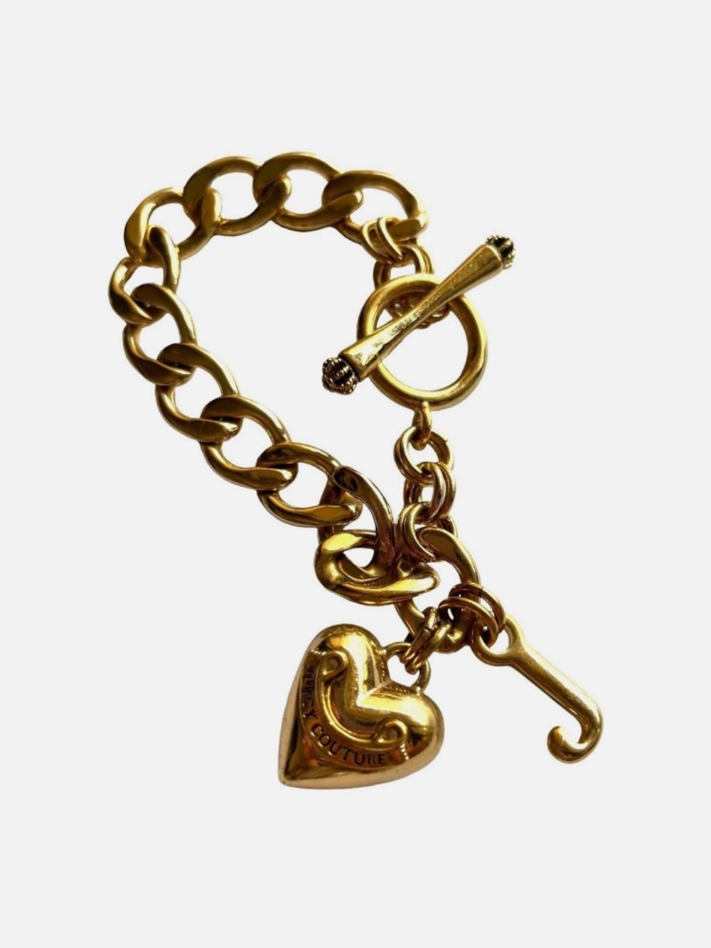 Juicy Couture Y2K Gold Charm Bracelet - Picture 2 of 7